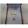 Image 2 : 10KT YELLOW GOLD CZ NECKLACE - RETAIL $750