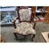 Image 1 : CARVED OCCASIONAL CHAIR