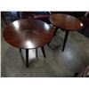 Image 1 : PAIR OF ROUND CASANA END TABLES