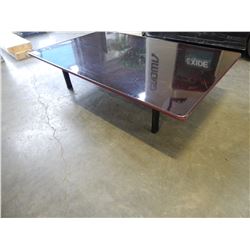 WOODEN KOREAN TABLE W/ FOLDING LEGS