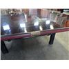 Image 4 : WOODEN KOREAN TABLE W/ FOLDING LEGS