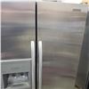Image 2 : STAINLESS KITCHENAID SIDE BY SIDE REFRIDGERATOR WITH ICE MAKER AND WATER - TESTED AND WORKING