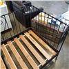 Image 3 : BLACK METAL DAY BED FRAME