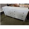 Image 1 : WHITE 6 DRAWER DRESSER