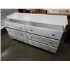 Image 2 : WHITE 6 DRAWER DRESSER