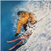Image 2 : "ON THE EDGE" ORIGINAL PAINTING BY OTTO JEGODTKA
