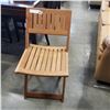 Image 2 : TEAK FOLDING DECK CHAIR