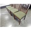 Image 2 : 4 IKEA GREEN SEAT DINING CHAIRS