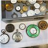Image 2 : METAL BOX OF WATCH FACES AND PARTS