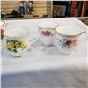 Image 2 : 6 ROYAL ALBERT COFFEE MUGS - DIFFERENT PATTERN