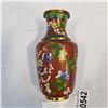 Image 3 : CLOISONNE VASE - DENTED/DAMAGED - APPROX 6 3/4 INCH TALL