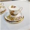 Image 2 : 4 SHELLY HEATHER PATTERN BONE CHINA CUP AND SAUCER TRIOS
