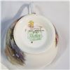 Image 8 : 4 SHELLY HEATHER PATTERN BONE CHINA CUP AND SAUCER TRIOS