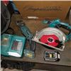 Image 2 : MAKITA CORDLESS CIRCULAR SAW AND SAWZALL, BATTERY, AND CHARGER - TESTED AND WORKING