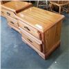 Image 2 : PAIR OF OAK 2 DRAWER NIGHTSTANDS