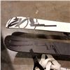 Image 2 : K2 SKIS WITH MARKER BINDINGS,K2 SNOWBOARD BAG, SKI POLES, NORDICA BOOTS AND HELMET