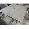 Image 2 : PLANTATION PATTERNS METAL PATIO TABLE AND 4 CHAIRS