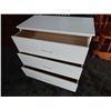 Image 2 : WHITE 3 DRAWER DRESSER