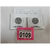Image 2 : 1945 CANADIAN VICTORY NICKEL BOTH TYPES CHROME & NO CHROME