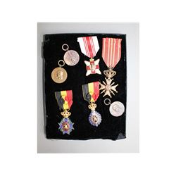 WWII Belgium & Romanian Medals