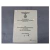 Image 1 : WWII German Award Document