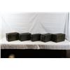Lot of 5 Empty Ammo Cans