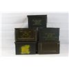 Image 4 : Lot of 5 Empty Ammo Cans
