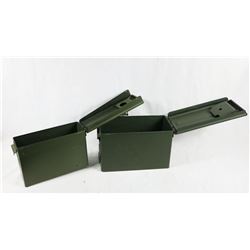 Lot of 2 Empty Ammo Cans