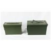 Image 3 : Lot of 2 Empty Ammo Cans