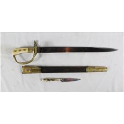 German Etched Forrester Cutlass