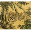 Image 3 : Wu Linsheng Chinese Print Landscape Scroll Pair