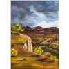 Image 2 : Oil on Board Signed Illegibly "Coming Storm"