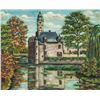 Image 1 : FRS. Wouters Oil on Canvas Kasteel Antwerp