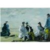 Image 3 : Eugene Boudin French Impressionist Oil on Paper