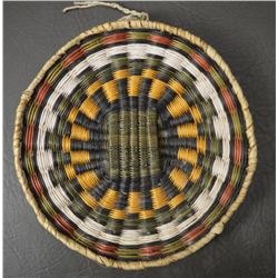 HOPI INDIAN BASKETRY PLAQUE