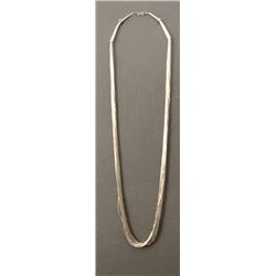 LIQUID SILVER 30 STRAND NECKLACE