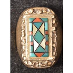ZUNI INDIAN RING (CAROLYN BOBELU)