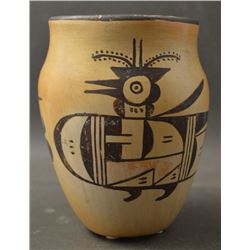 HOPI INDIAN POTTERY VASE (SADIE ADAMS)