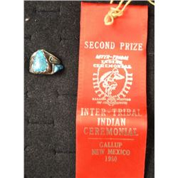 NAVAJO INDIAN RING (CARL CLARK)