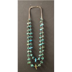 PUEBLO INDIAN TURQUOISE NUGGET NECKLACE