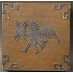 PERUVIAN COPPER AND SILVER BOX