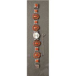 ZUNI INDIAN WATCH BRACELET
