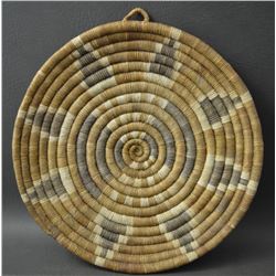 HOPI INDIAN BASKETRY PLAQUE