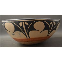 SANTO DOMINGO INDIAN POTTERY DOUGH BOWL