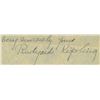 Image 1 : RUDYARD KIPLING CUTTING.