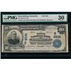Image 1 : 1902 $10 Harrodsburg National Bank Note PMG 30