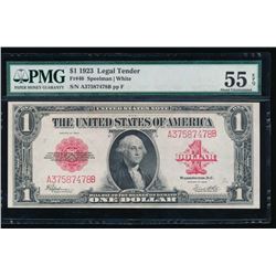 1923 $1 Legal Tender Note PMG 55EPQ