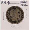 Image 1 : 1915-D Barber Half Dollar Coin