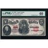 Image 1 : 1907 $5 Legal Tender Note PMG 40