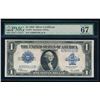Image 1 : 1923 $1 Silver Certificate PMG 67